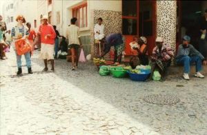 Straßenverkauf in Mindelo